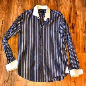 Contrast dress shirt